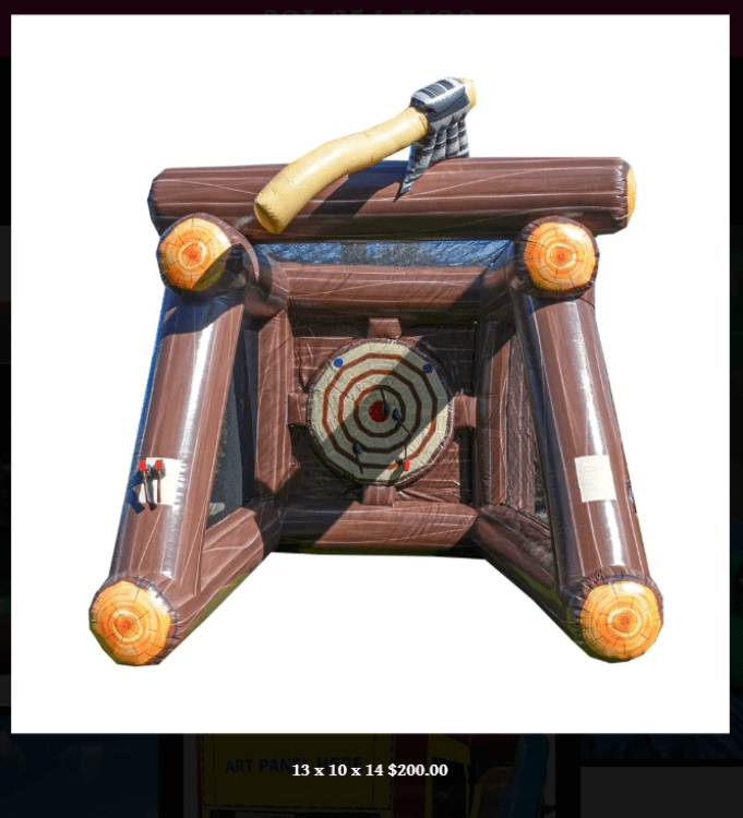 Inflatable Axe Game