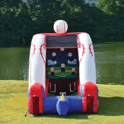Inflatable baseball challenge