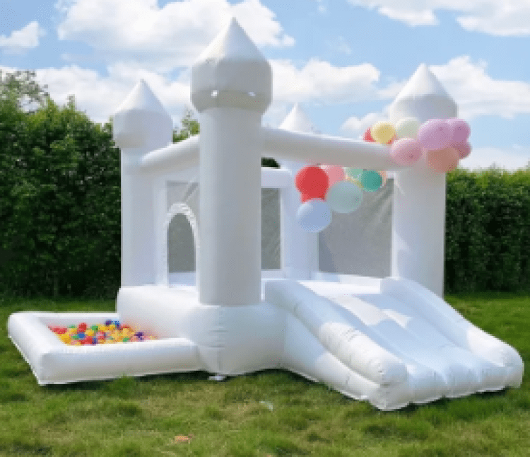 White Bounce House Toddlers Only