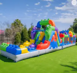 Block Party 42’ Inflatable Obstacle Course